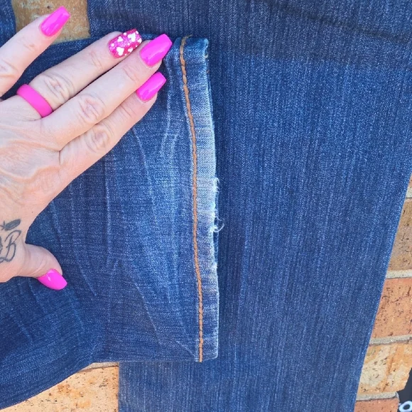 Rue21 Distressed Blue Boot Cut Jeans - Picture 5 of 16